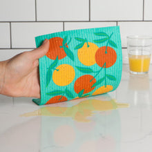 Load image into Gallery viewer, Swedish Dish Cloth - Oranges
